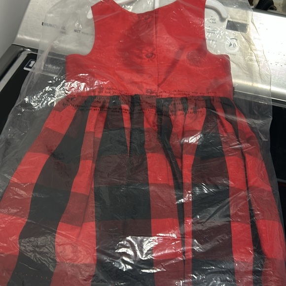 Girl 24 month Christmas plaid dress NWT crinoline tulle lined bloomers pearls - Picture 4 of 4